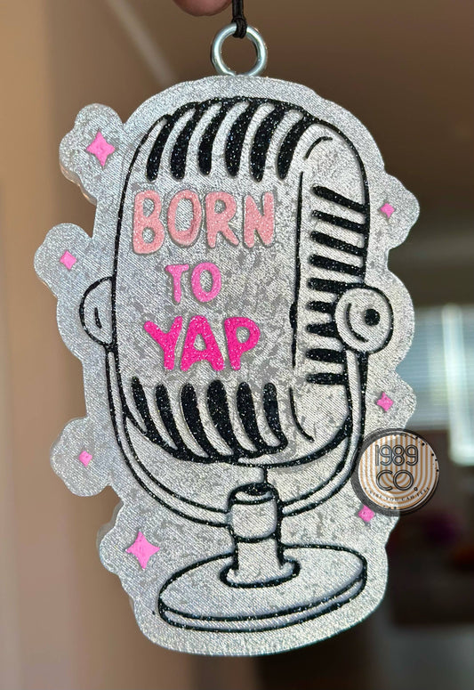 Born To Yap Car Freshie
