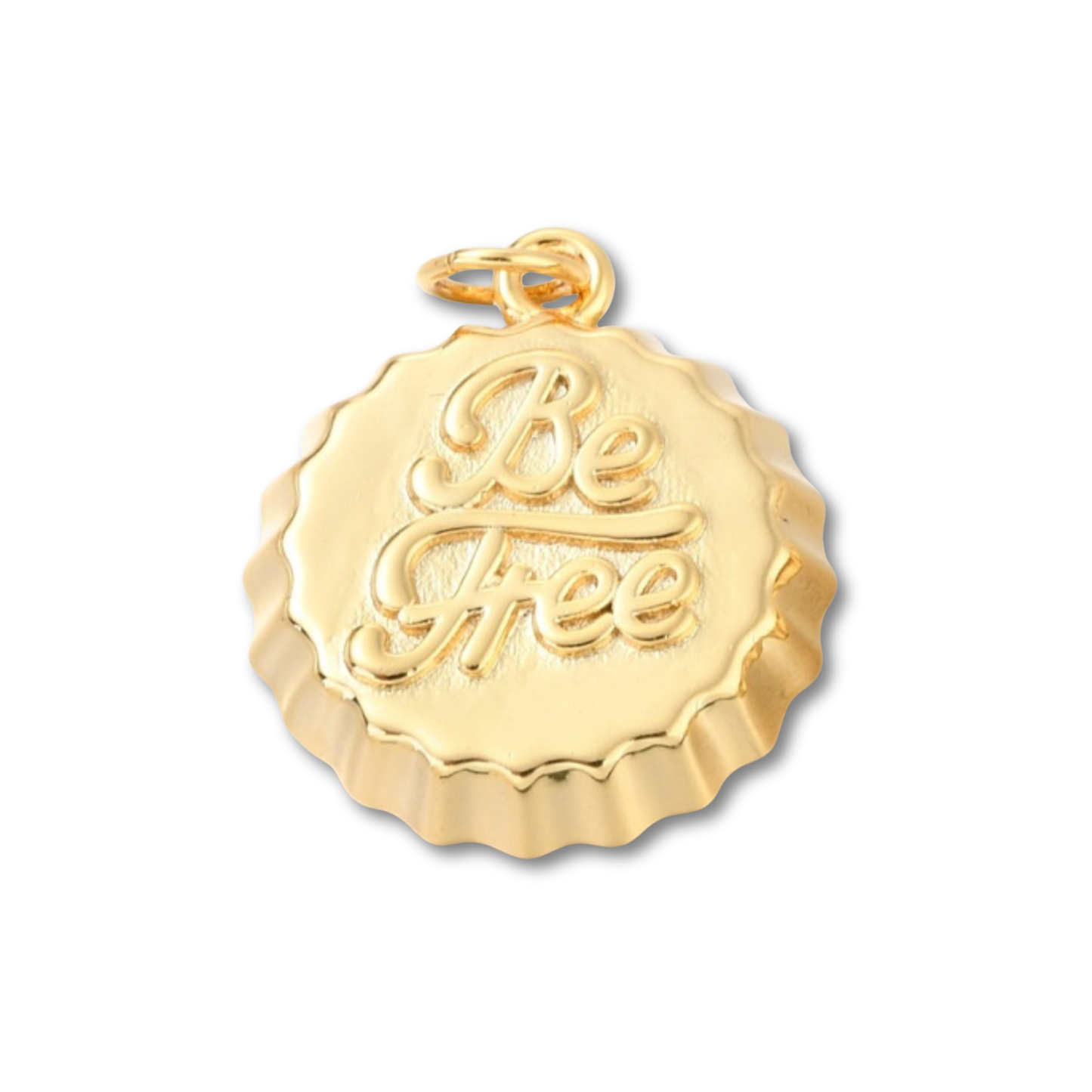 Be Free Bottle Cap Charm