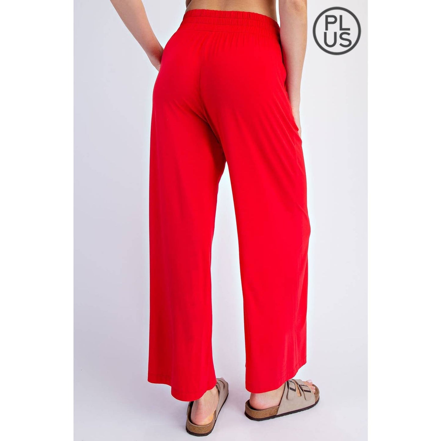 Rae Mode | PLUS Modal Wide Leg Cropped Pant