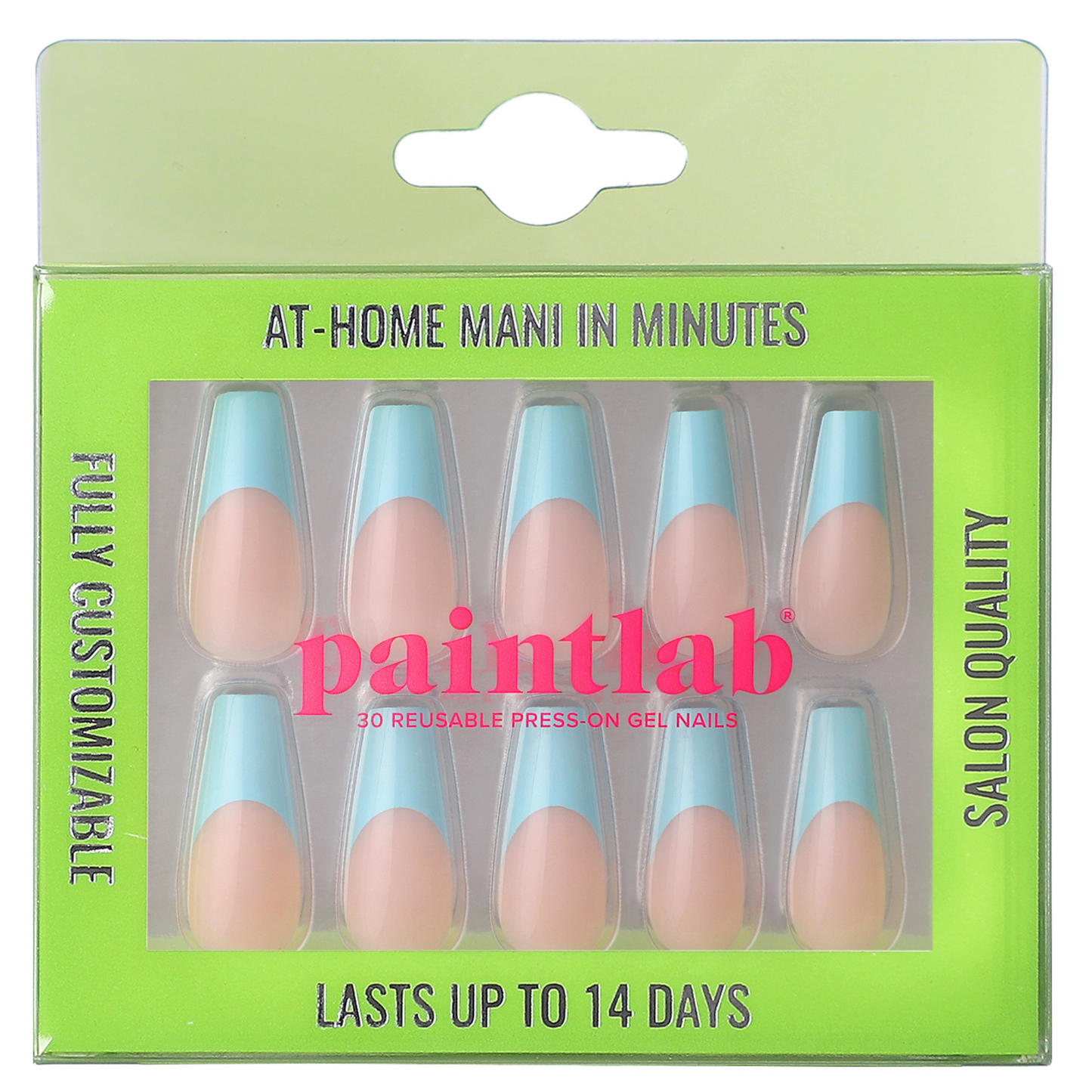 PaintLab Baby Blue Press-On Nails