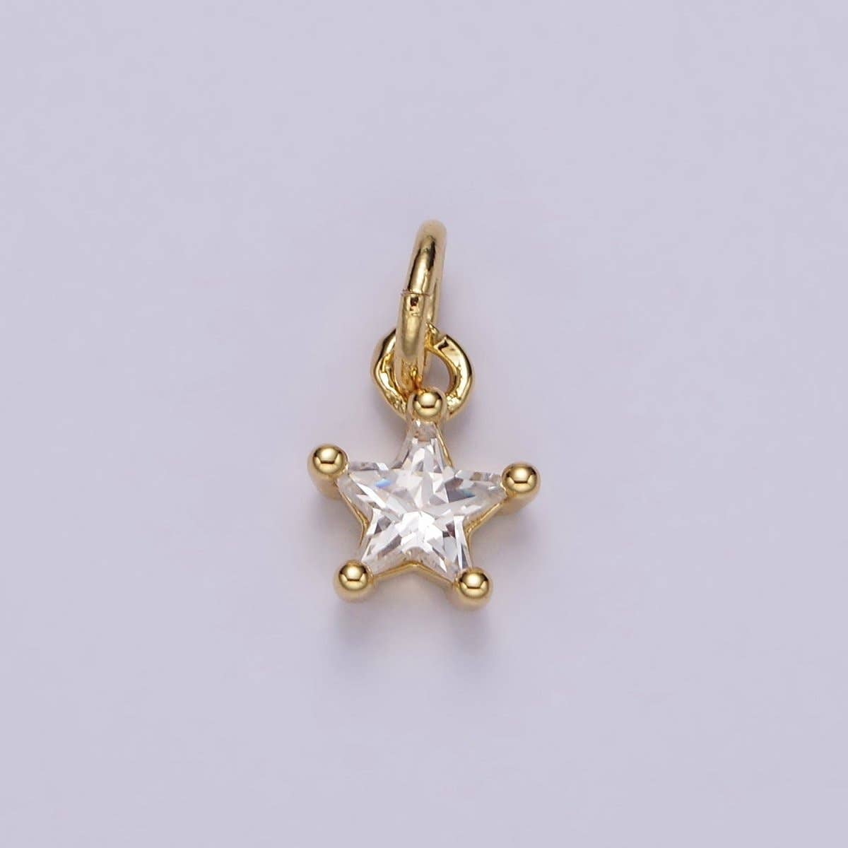 Celestial Star Birthstone Charms