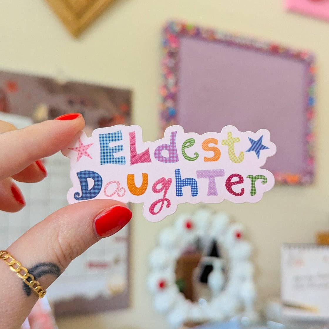 Eldest daughter matte sticker