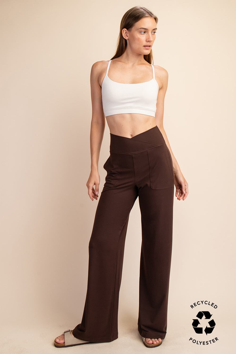 Rae Mode | V Waist Butter Wide Leg Pant