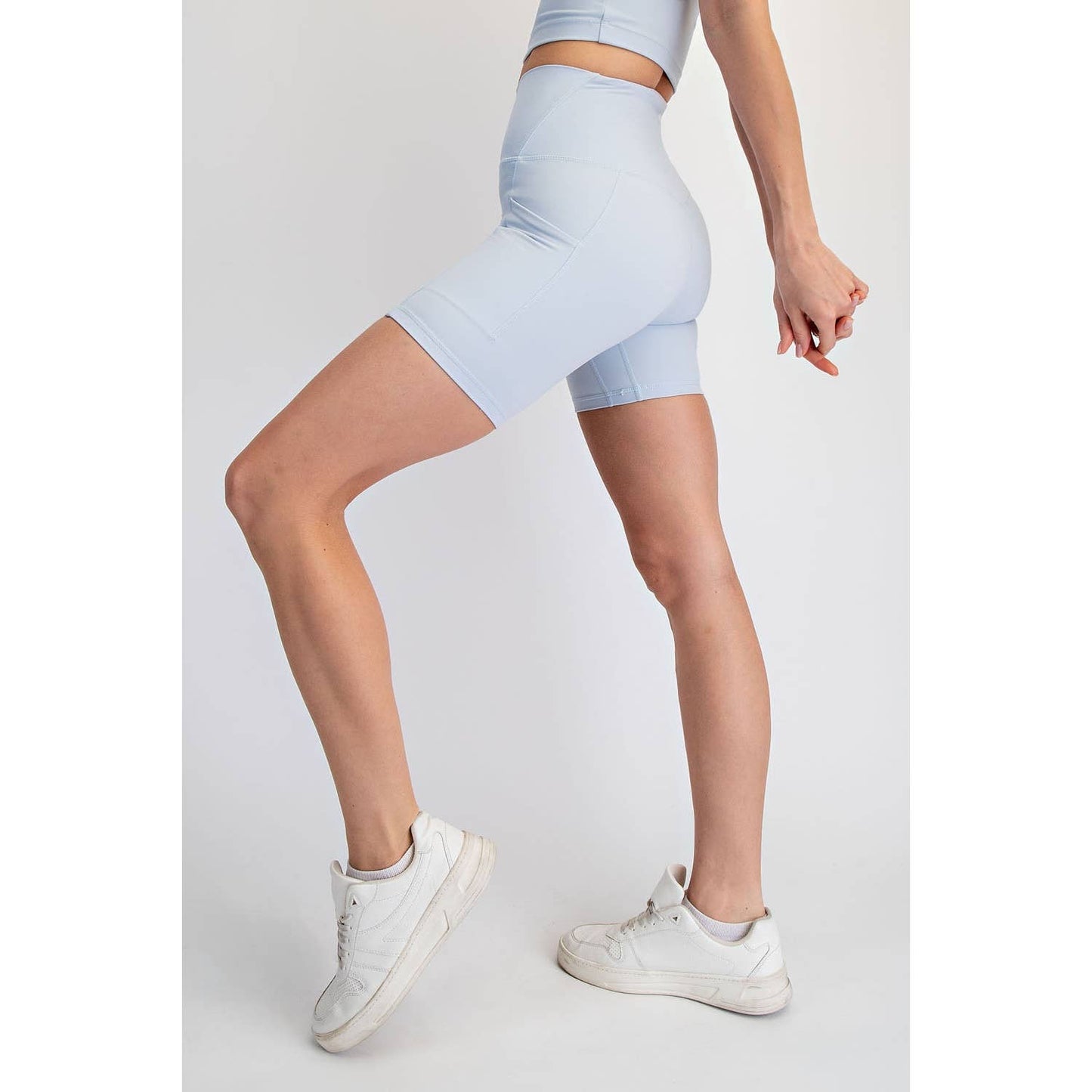 NYLON BUTTER 6IN BIKER SHORTS