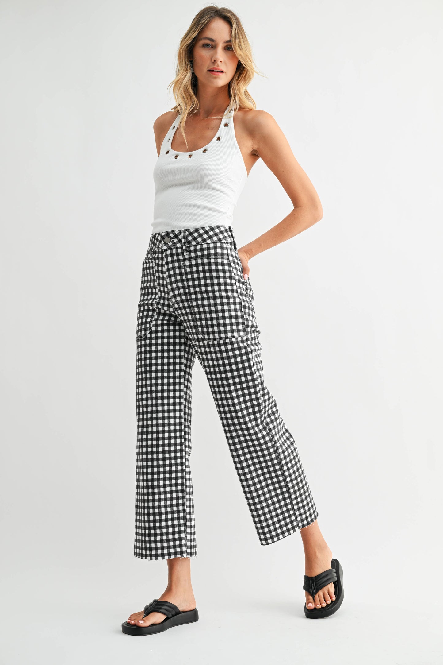 JBD | Gingam Girl Utility Pant