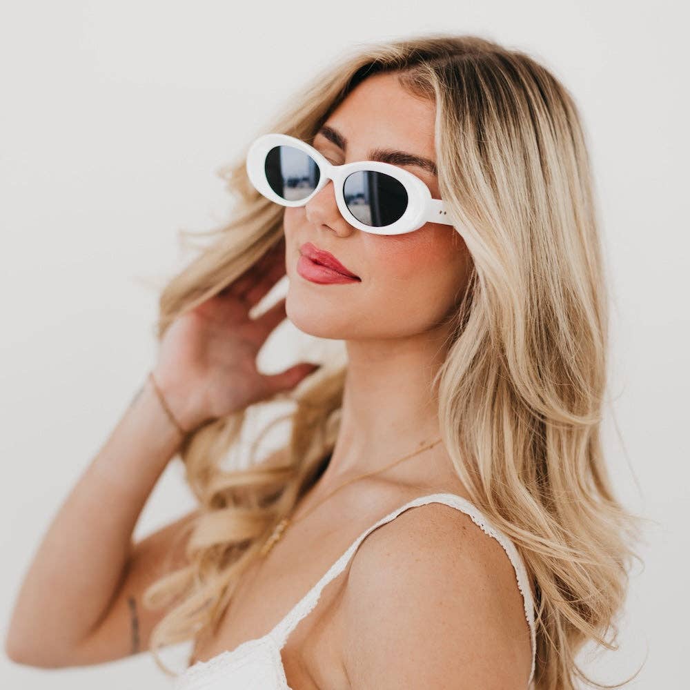 Kate Oval Retro Sunglasses Wholesale