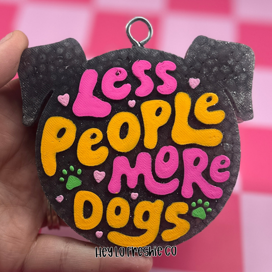 Less People More Dogs Car Freshie [Scent: Jax Teller]