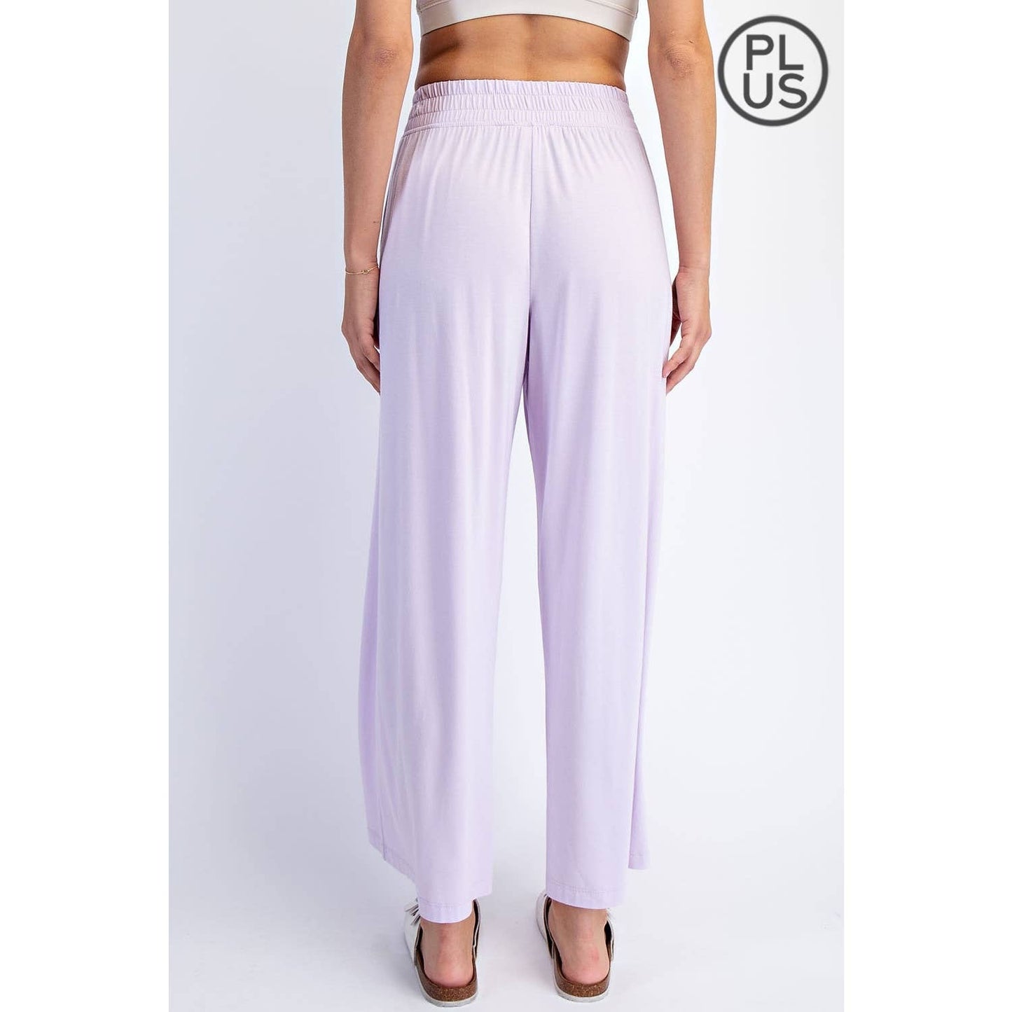 Rae Mode | PLUS Modal Wide Leg Cropped Pant