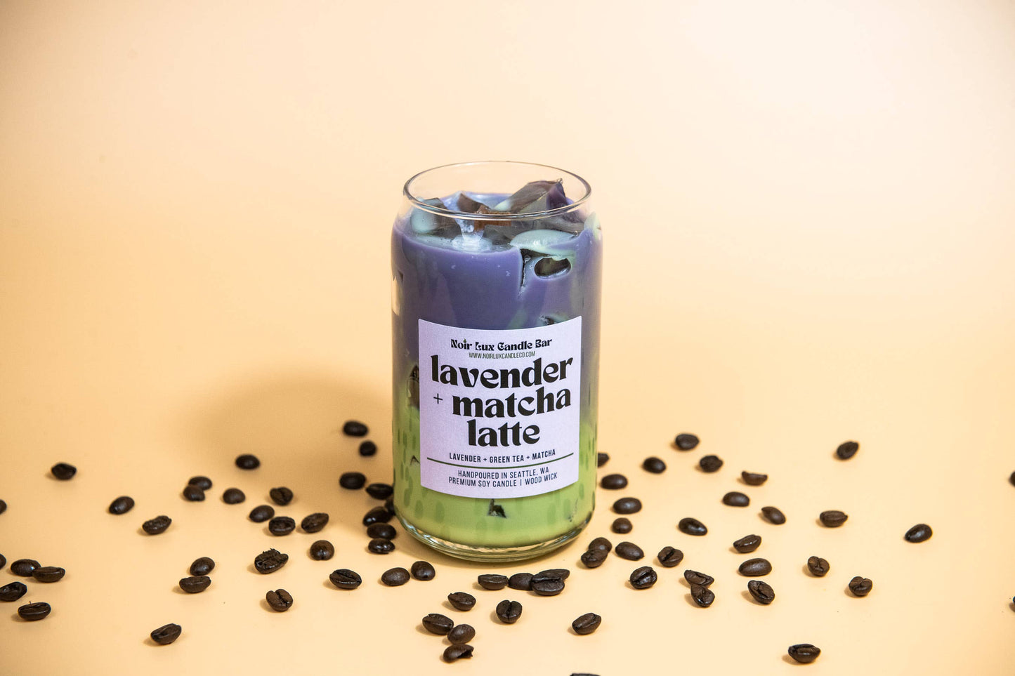 Iced Lavender Matcha Latte