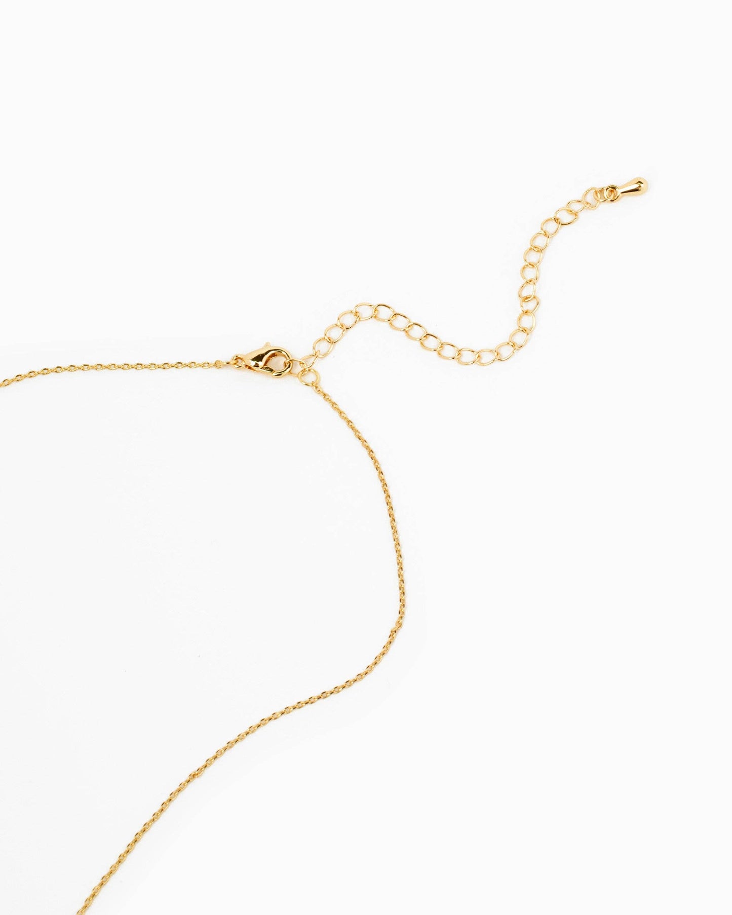 CZ Pave Heart Station Valentine Necklace