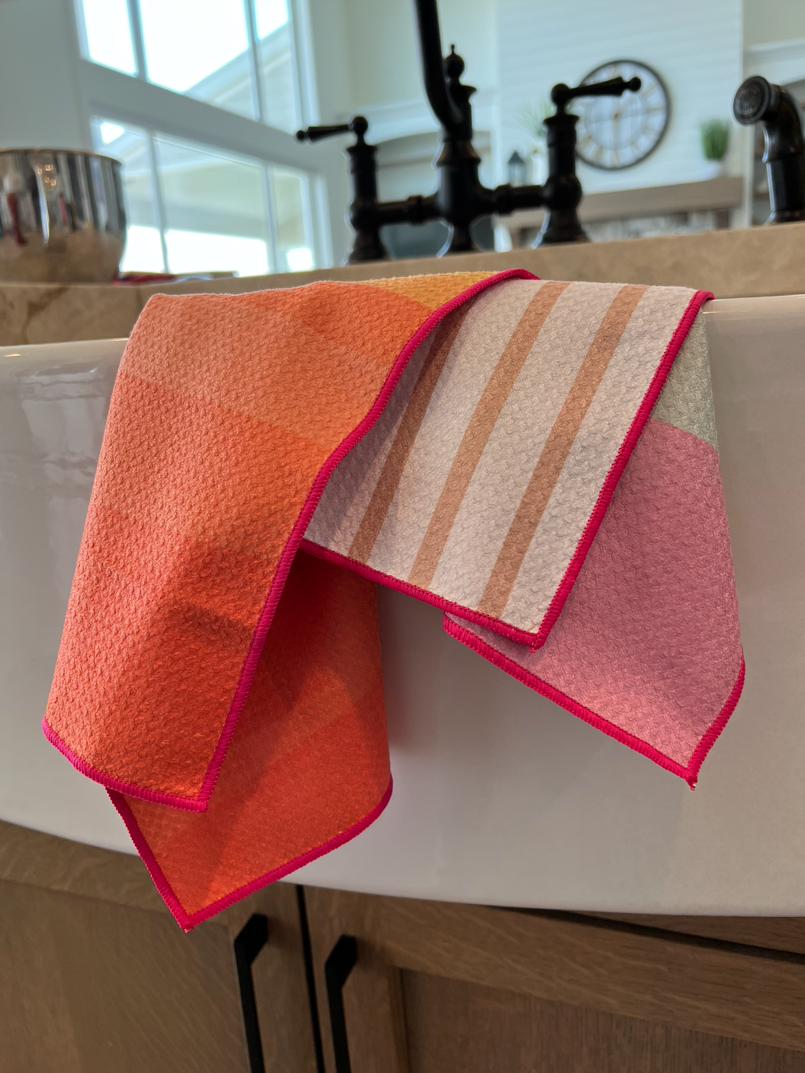 Bloom Towels | California Sunset Waffle Knit Kitchen Towel