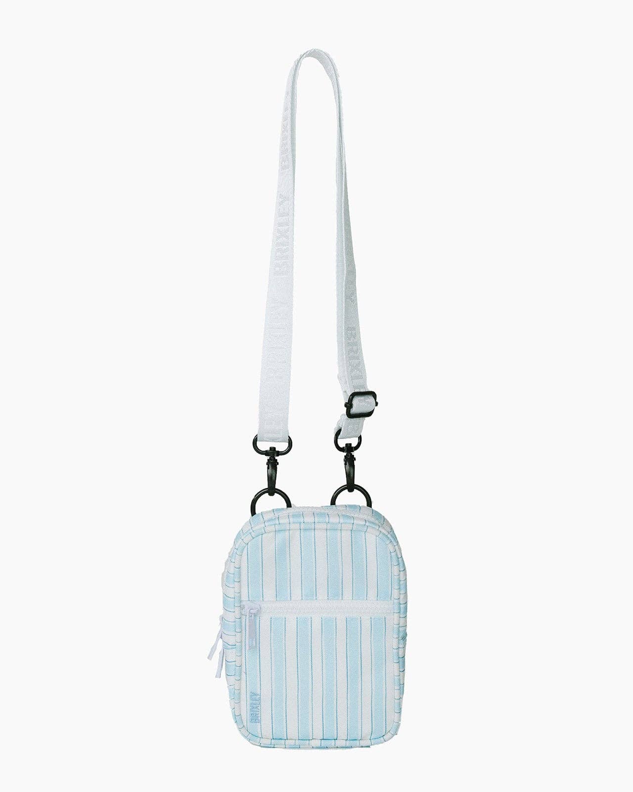 Blue Striped Crossbody Sling