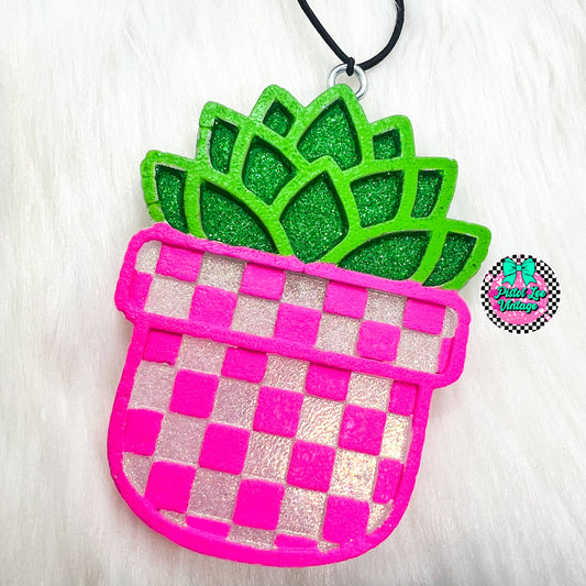 Succulent Car Freshie