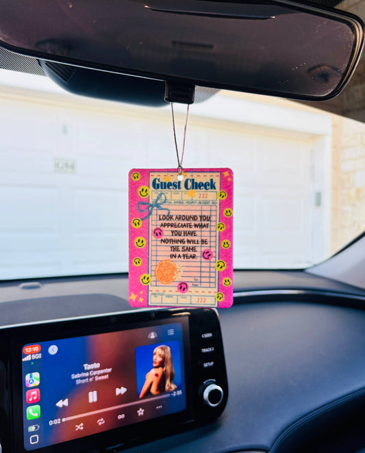 Coquette Felt Freshie Boutique Car Air Freshener