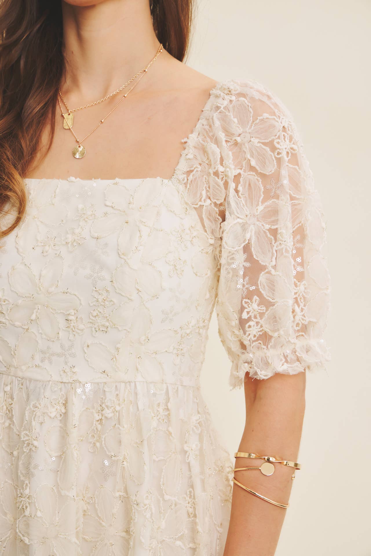 In February | Golden Grace Maxi Dress