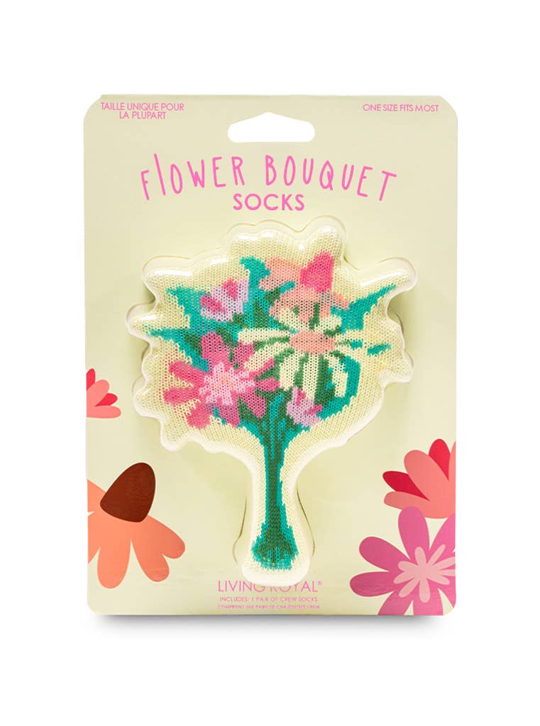 3D Flower Bouquet Socks