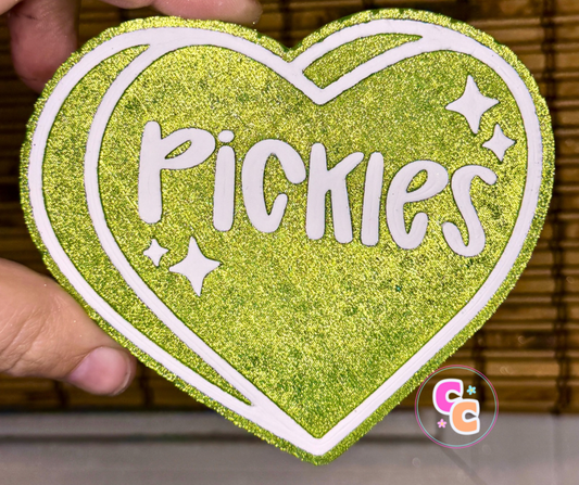 Pickles Heart Freshie | Car Air Freshener | Cute Freshie