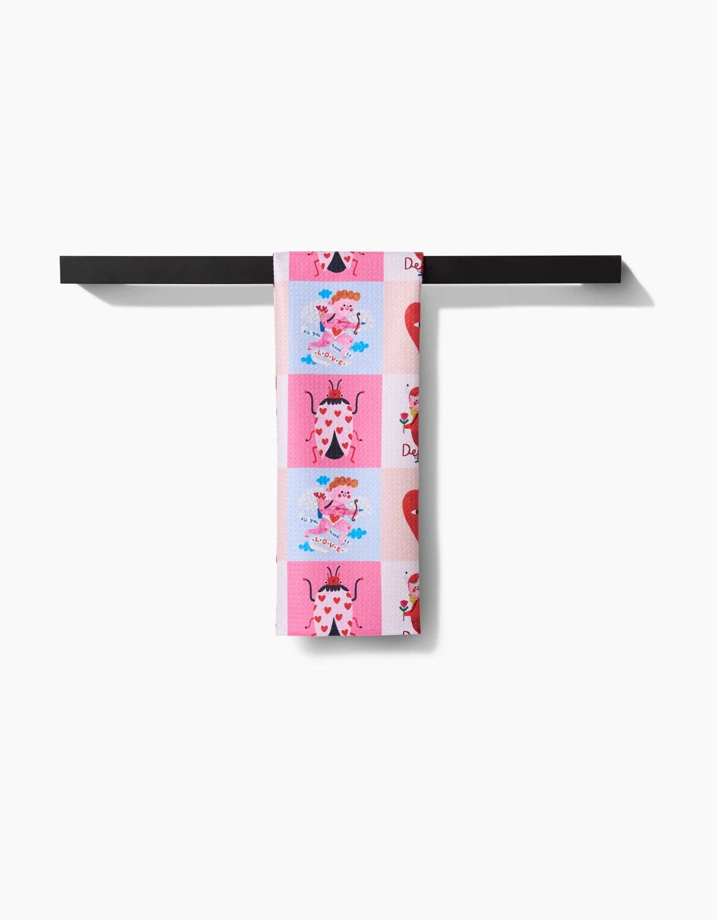 Love Squares Tea Towel