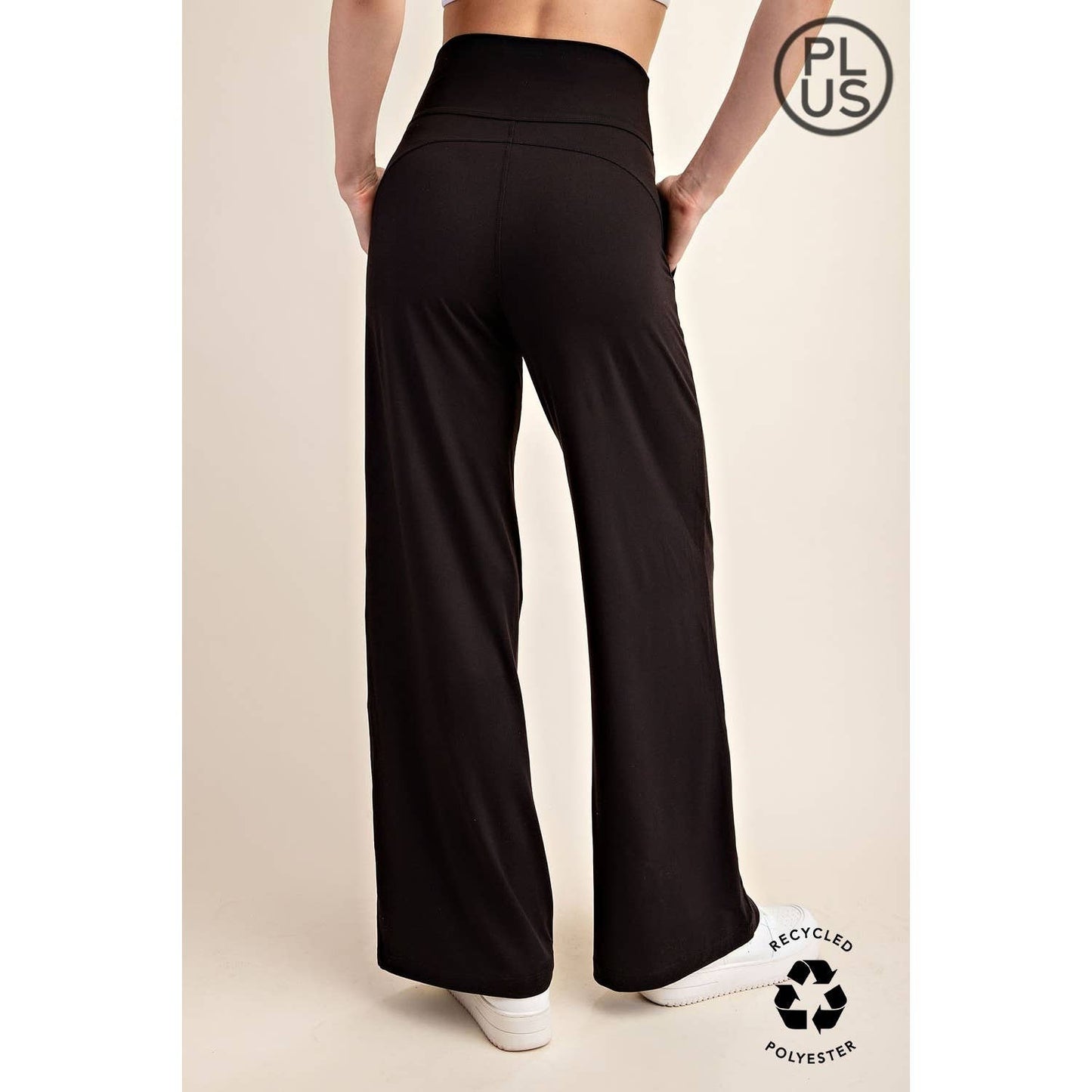 Rae Mode | Plus V Waist Butter Wide Leg Pant