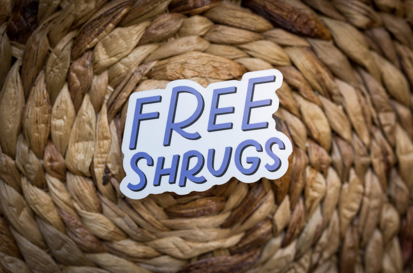 Free Shrugs Sticker | Funny Stickers