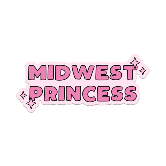 Midwest Princess Vinyl Sticker