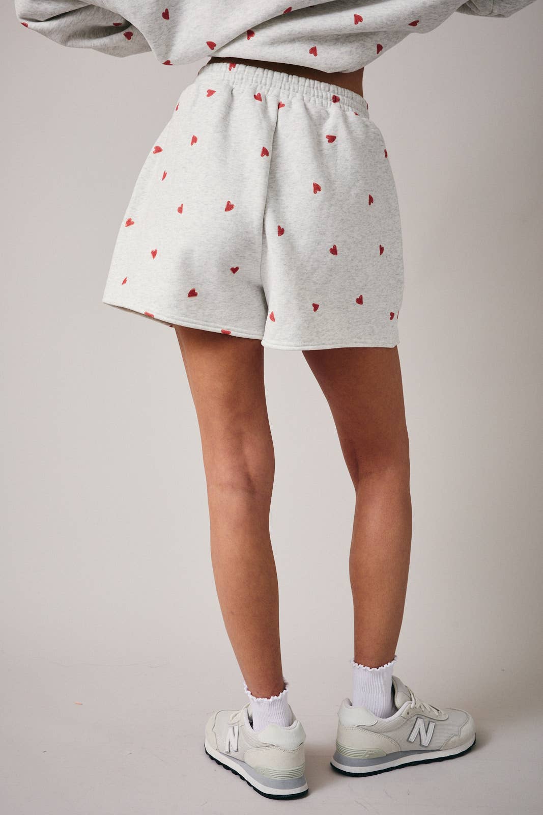 Le Lis | Heart Print Shorts