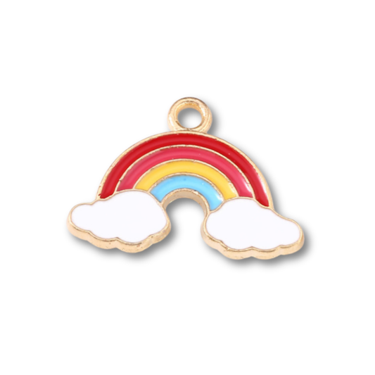 Rainbow Gold Charm