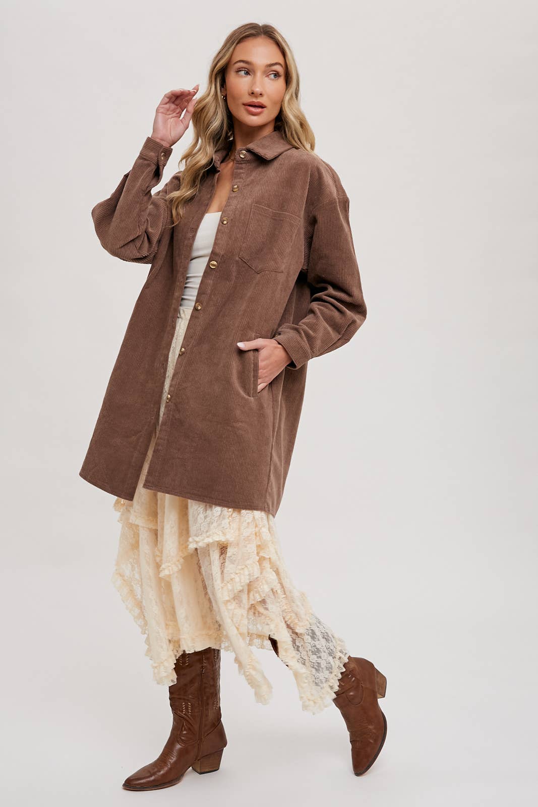 Blu Ivy | OVERSIZED CORDUROY JACKET