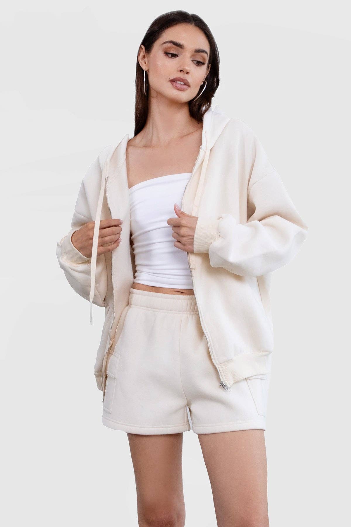 Cloud Oversized Loose Fit Hoodie - PLUS