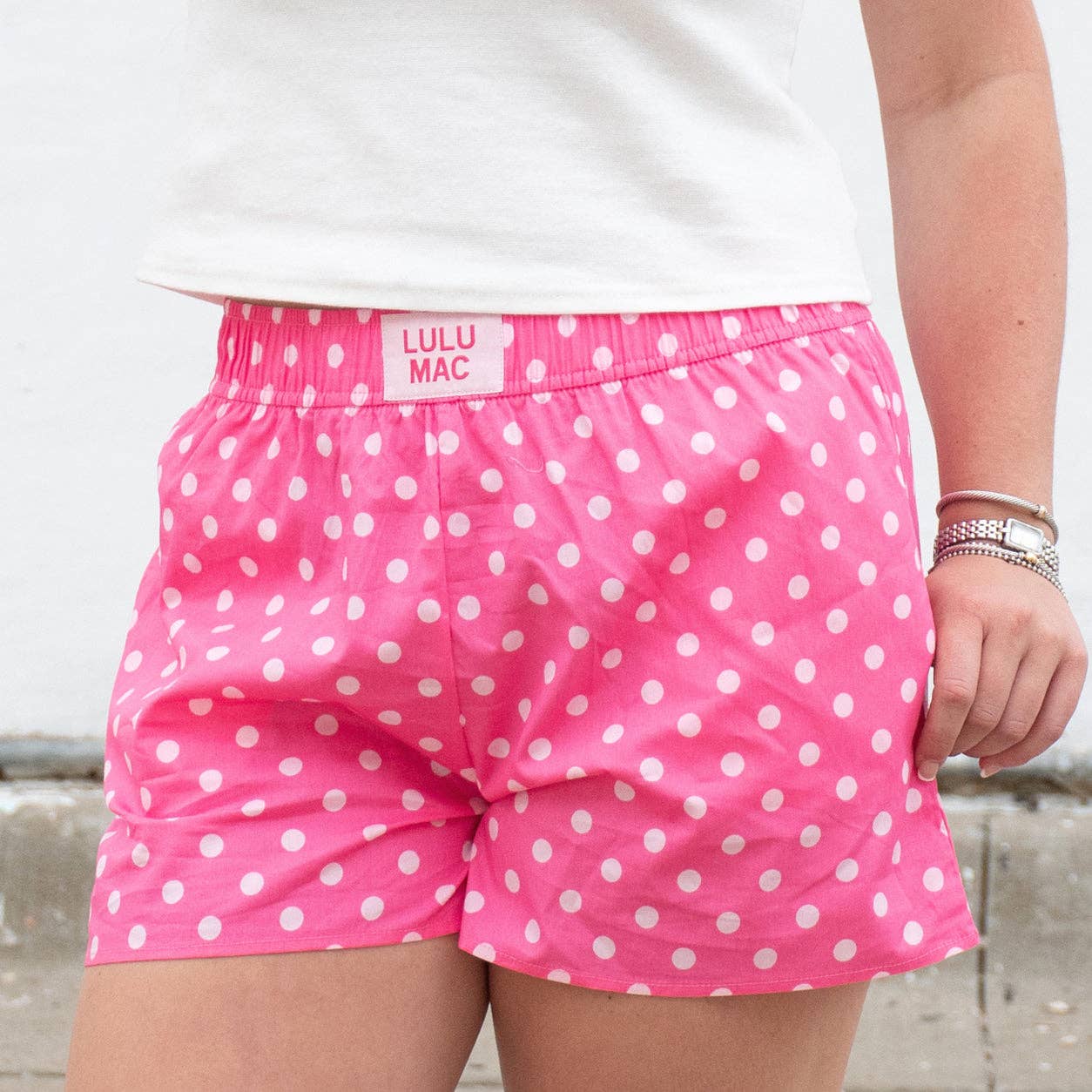 PINK SM POLKA DOT