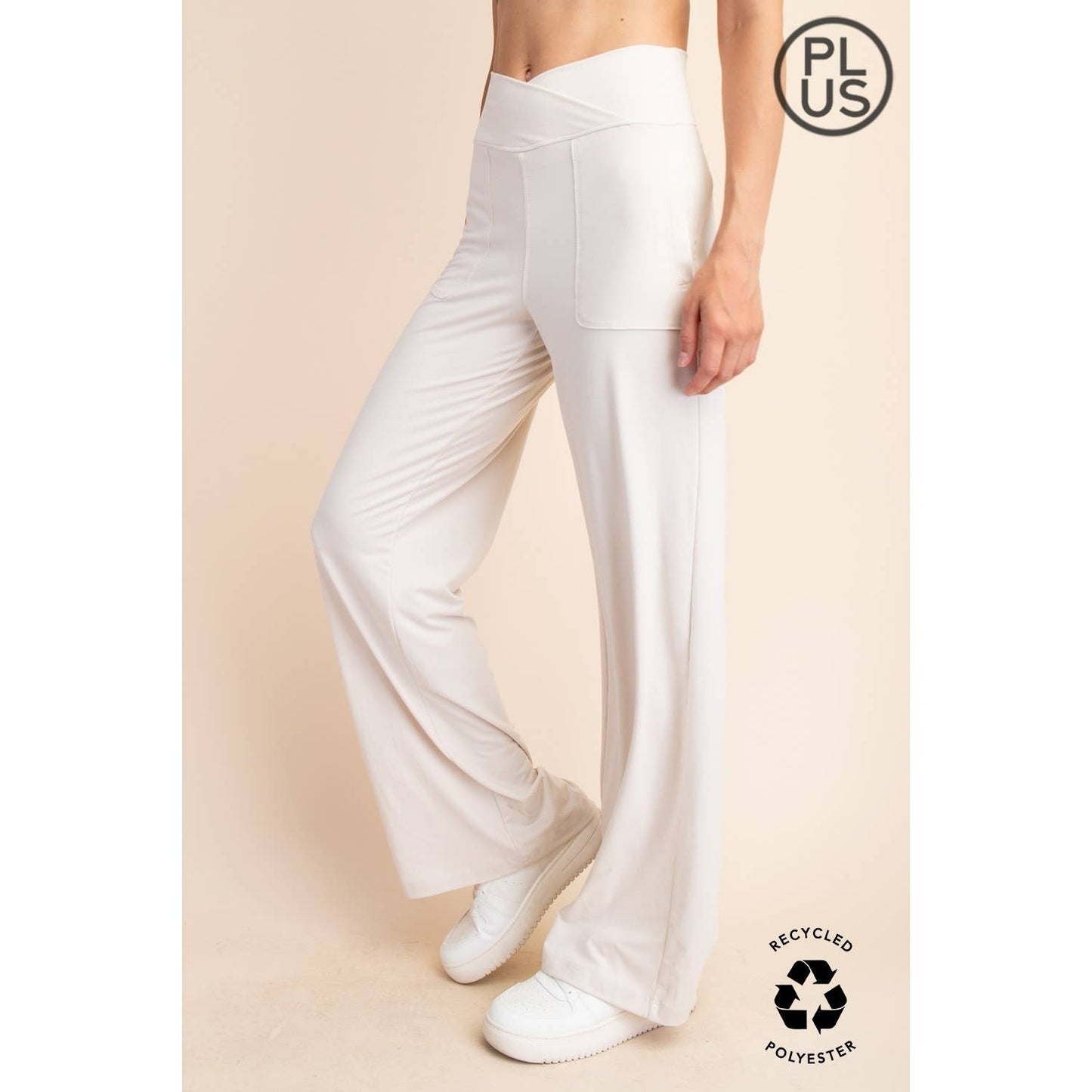 Rae Mode | Plus V Waist Butter Wide Leg Pant