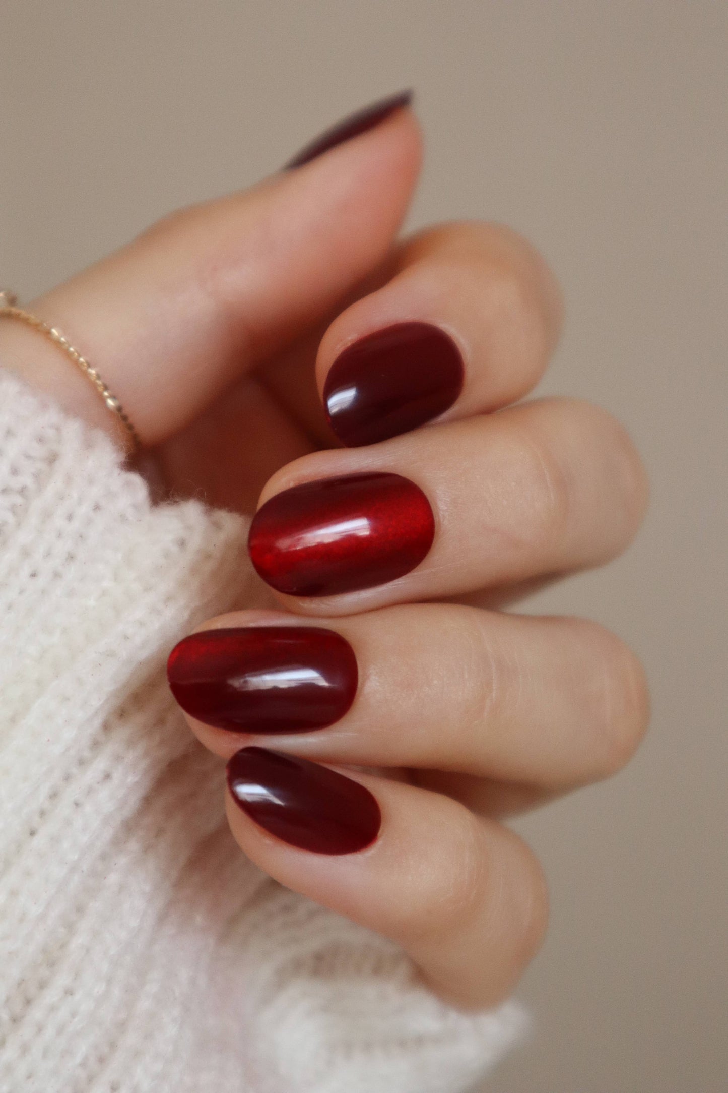 PaintLab Red Ruby Press-On Nails