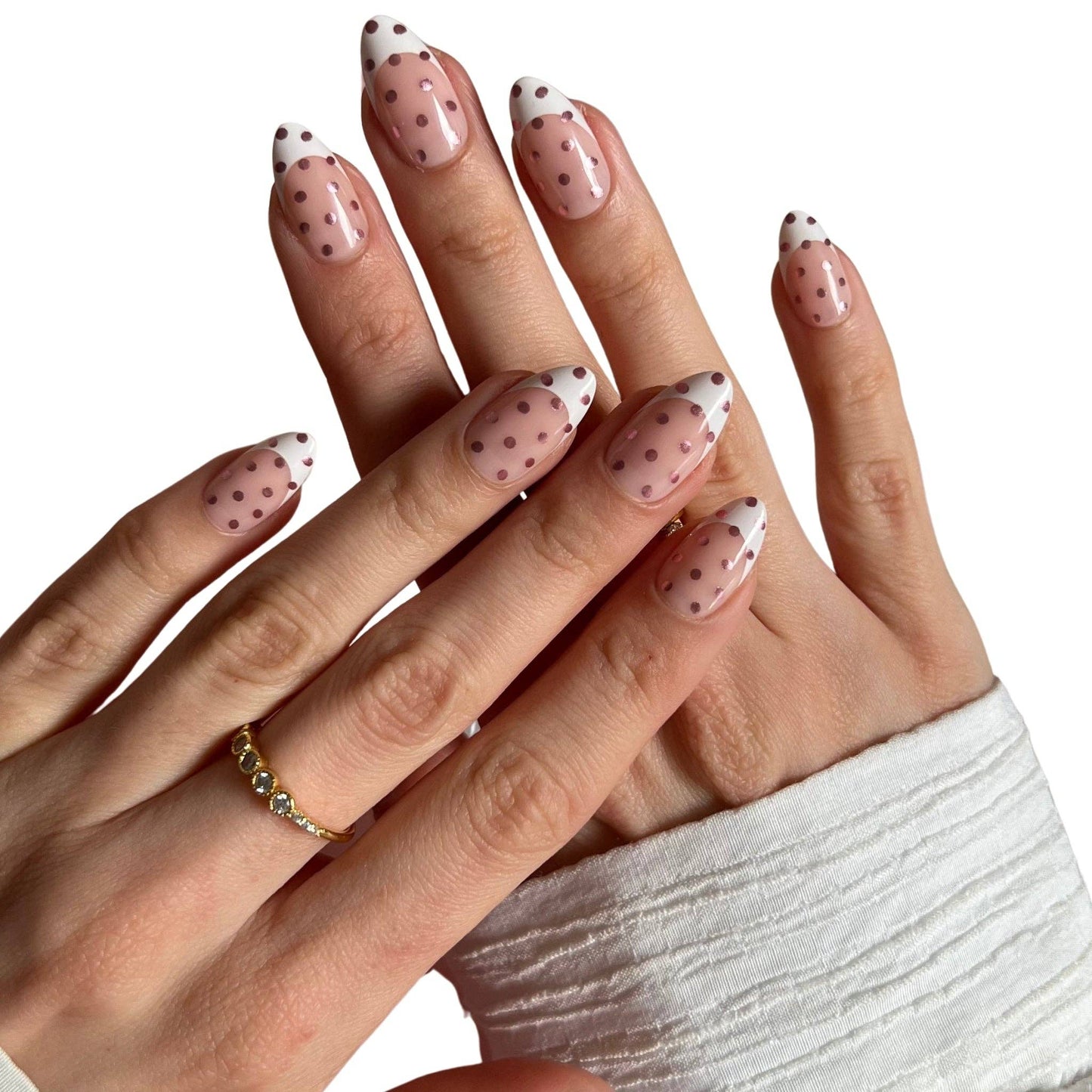 Chrome Polka Dot