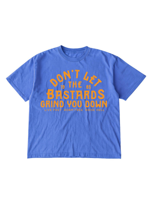 Don't let the bastards womens feminist graphic tee - Flo