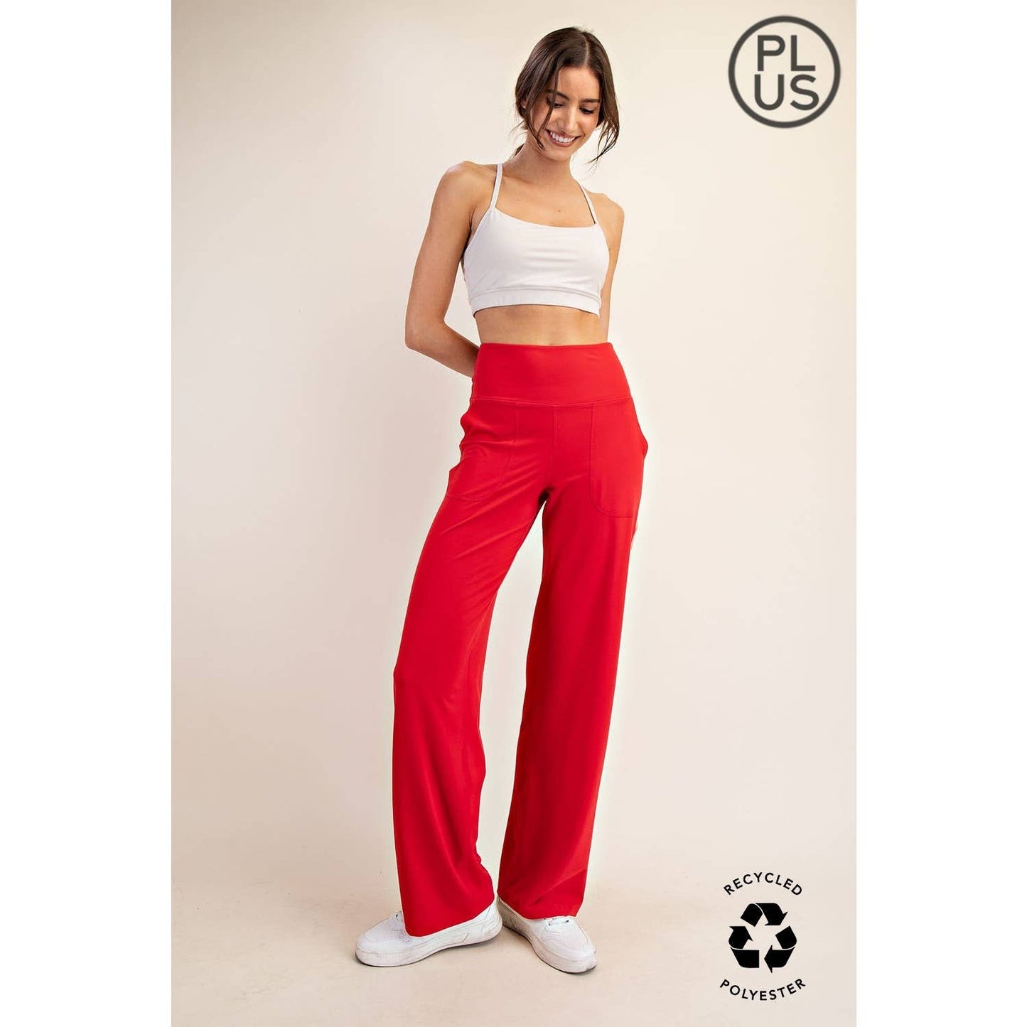 PLUS BUTTER SOFT STRAIGHT CASUAL YOGA PANTS