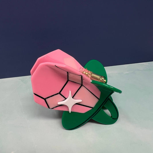 Candy Ring Pop Hair Claw – Pink Gem Hair Clip