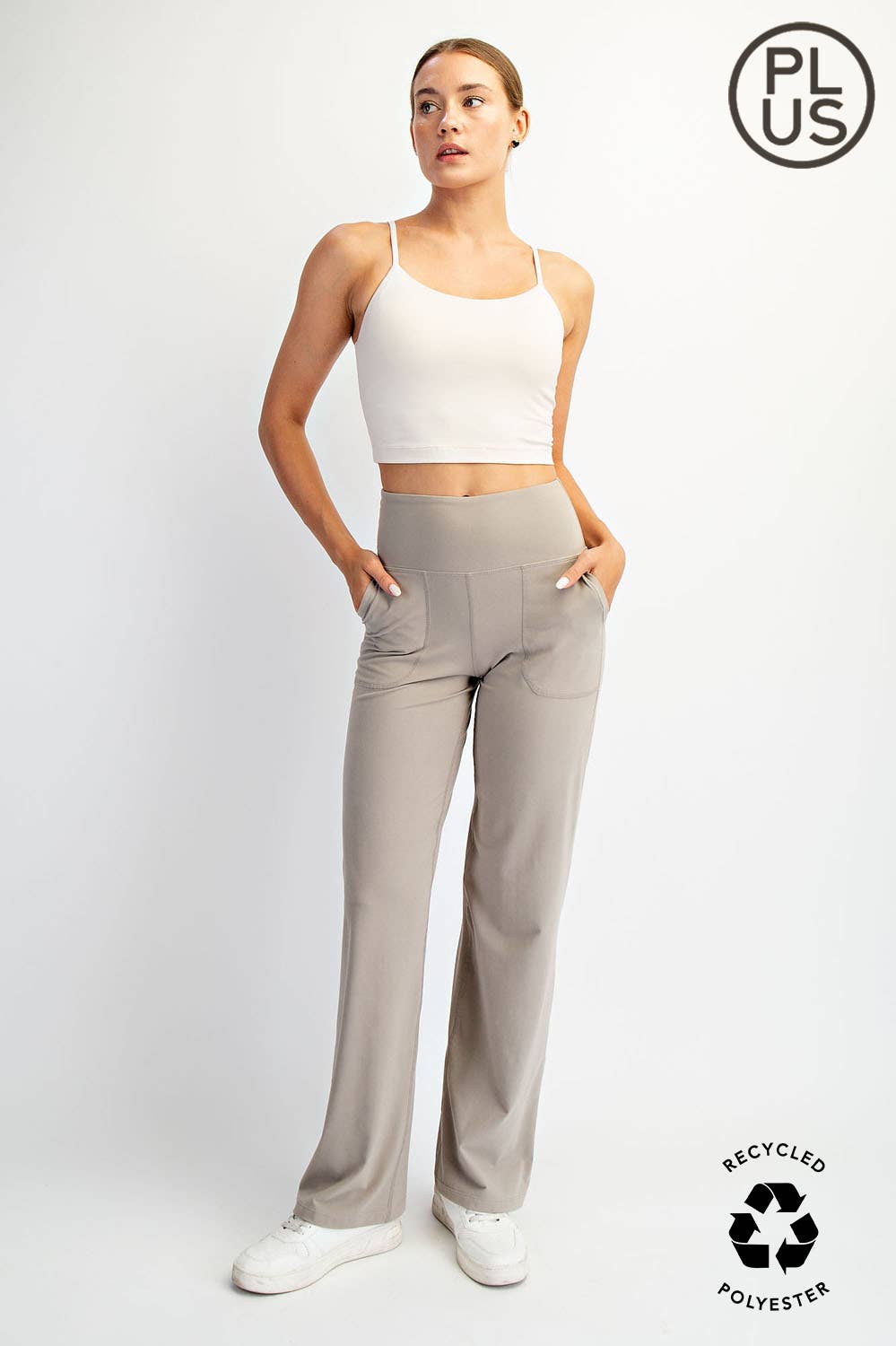 PLUS BUTTER SOFT STRAIGHT CASUAL YOGA PANTS