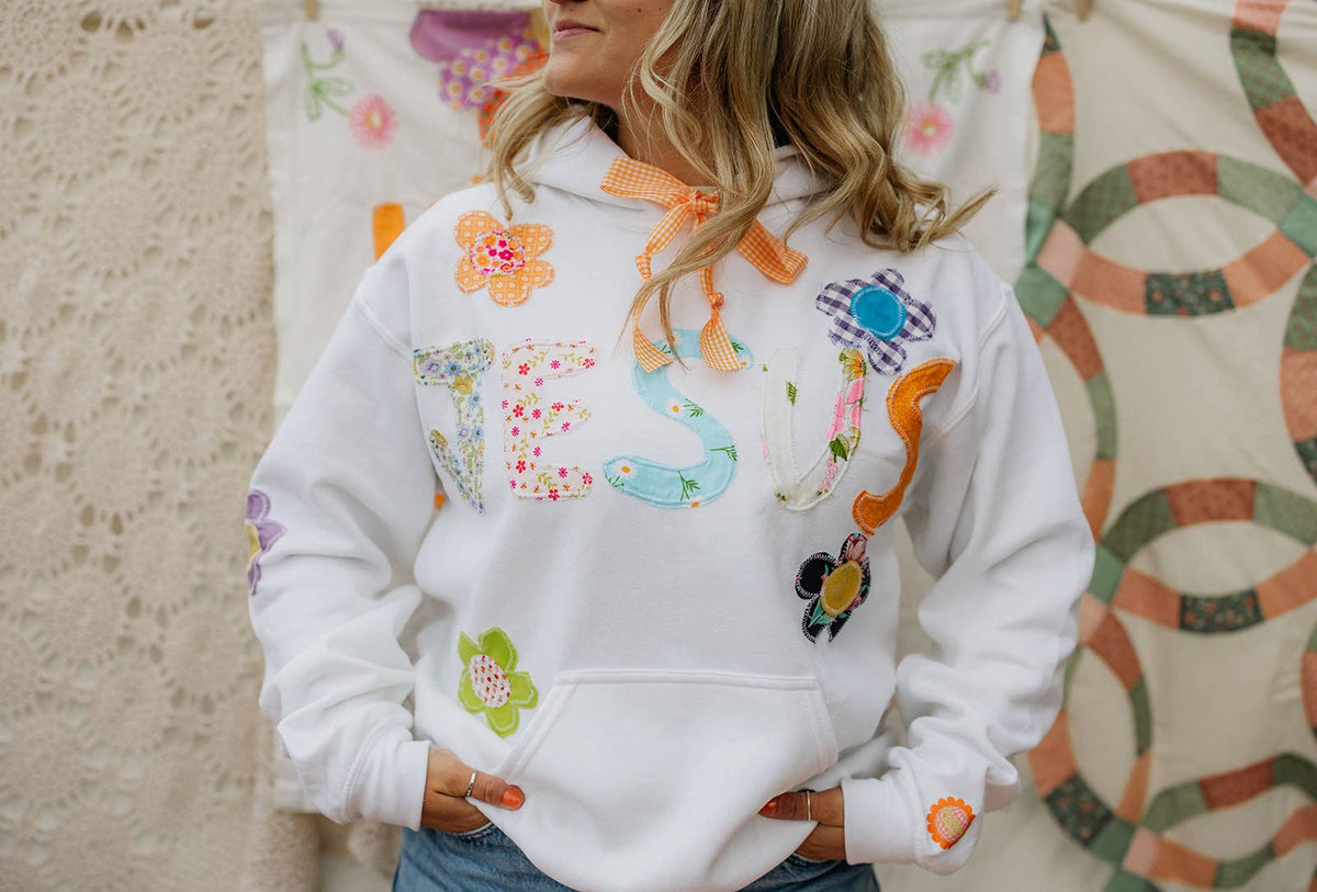 Jesus Patchwork Hoodie