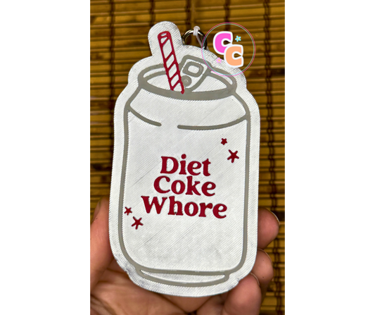 Diet Coke Whore Freshie | Car Air Freshener | Funny Freshie