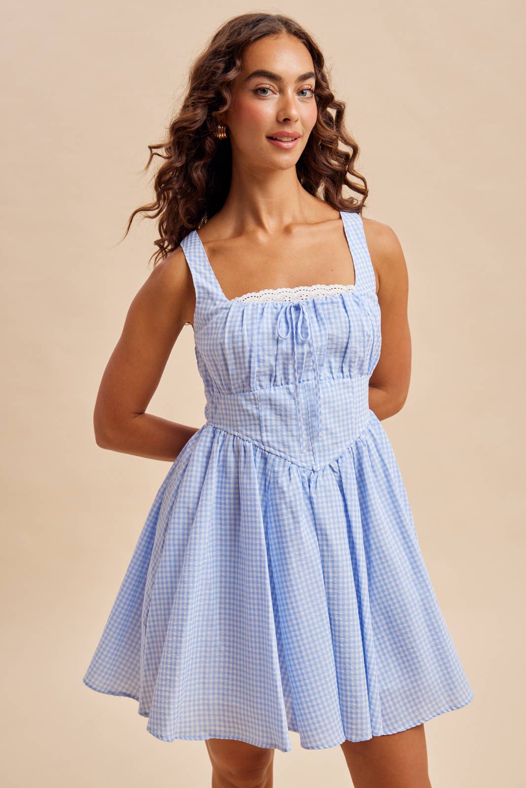 Milkmaid Baby Drop Waist Dress