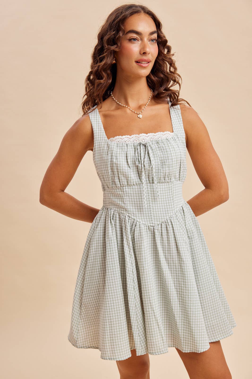 Milkmaid Baby Drop Waist Dress