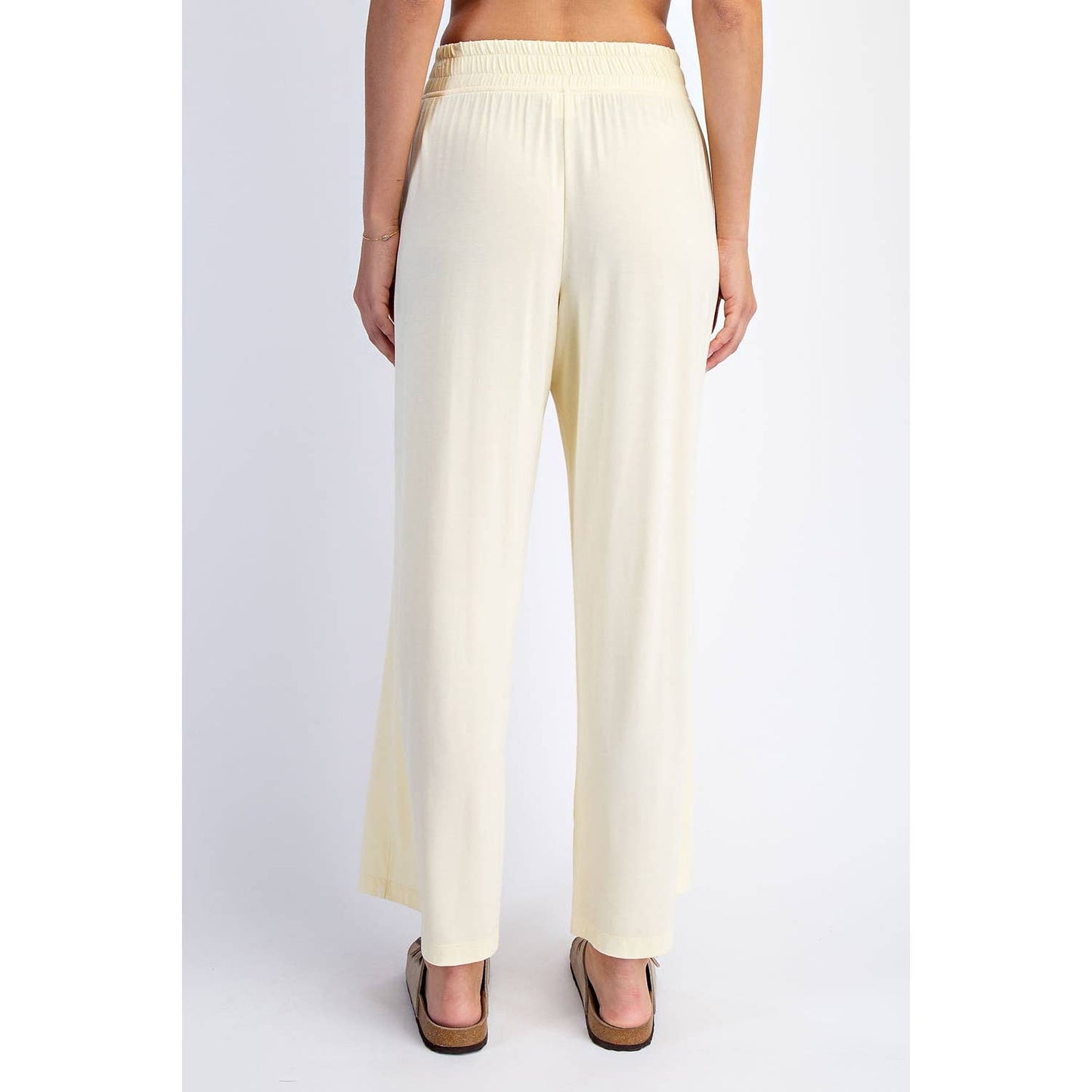 Rae Mode | Modal Wide Leg Cropped Pant