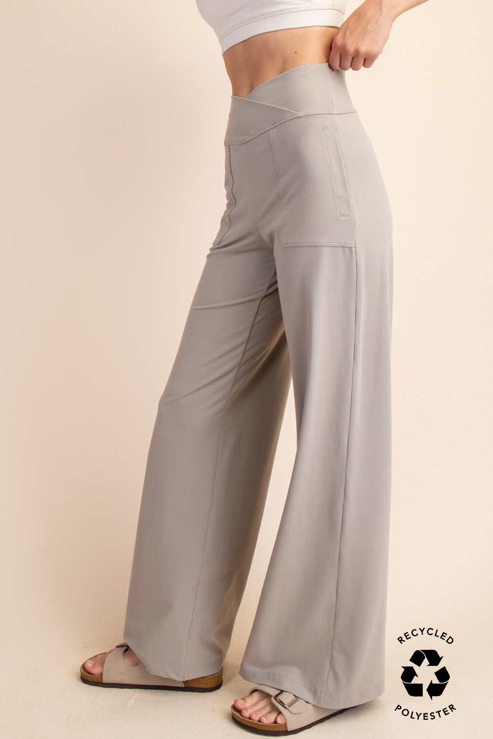 Rae Mode | V Waist Butter Wide Leg Pant