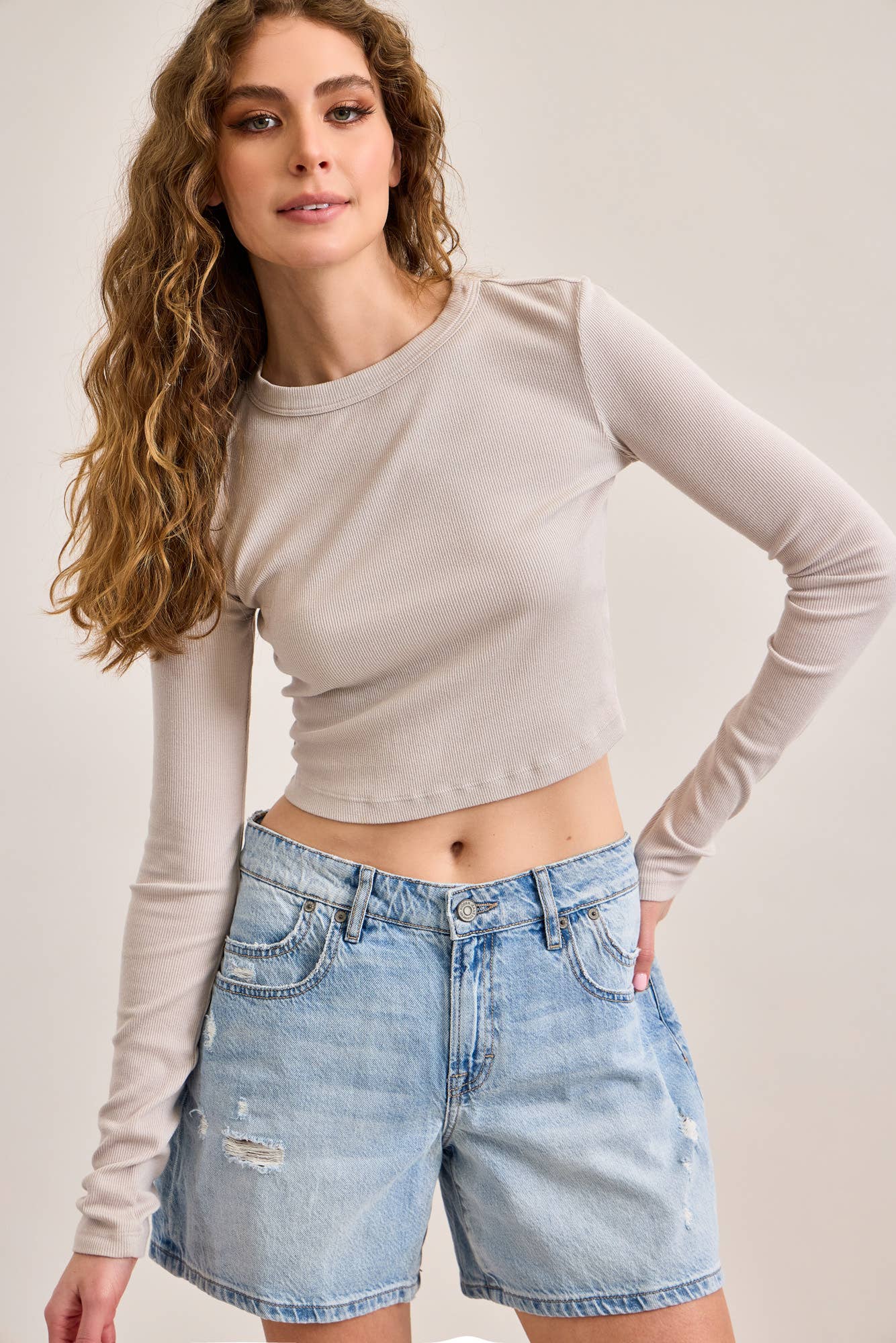 5” INSEAM MID-RISE SAMMIE BARREL SHORTS
