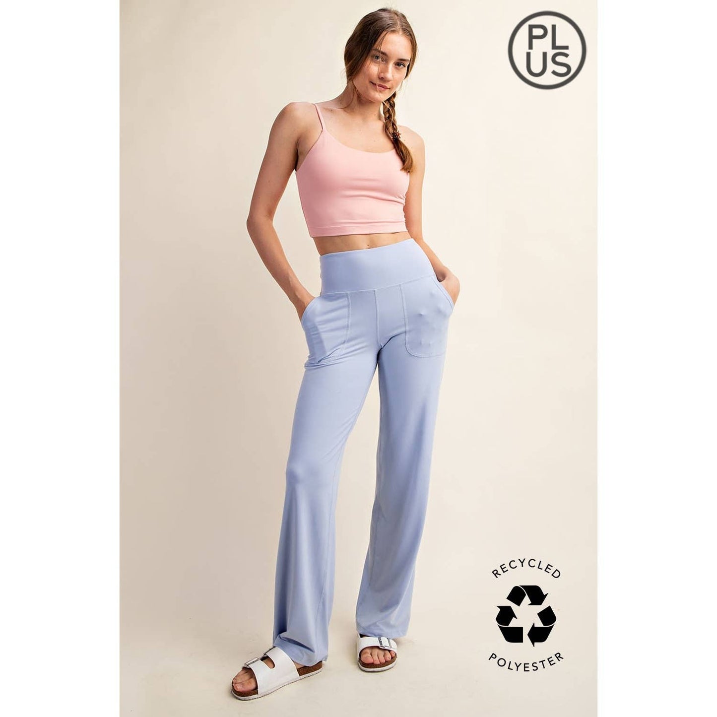 PLUS BUTTER SOFT STRAIGHT CASUAL YOGA PANTS
