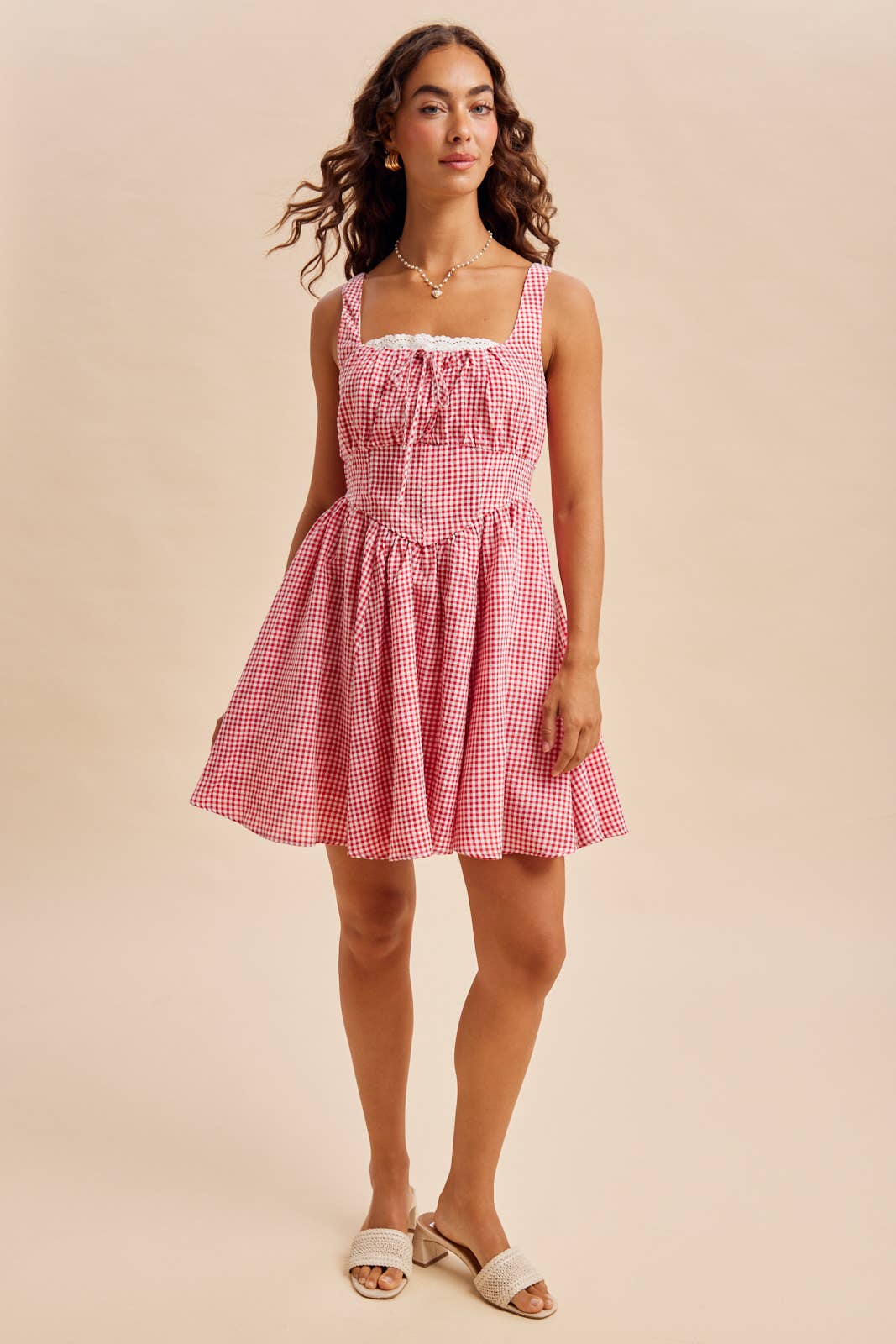 Milkmaid Baby Drop Waist Dress