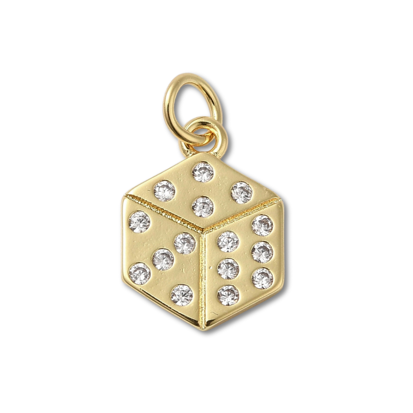 Dice Gold Charm