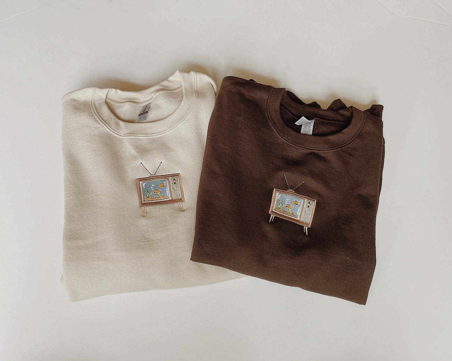 Aquarium TV Embroidered Sweatshirt