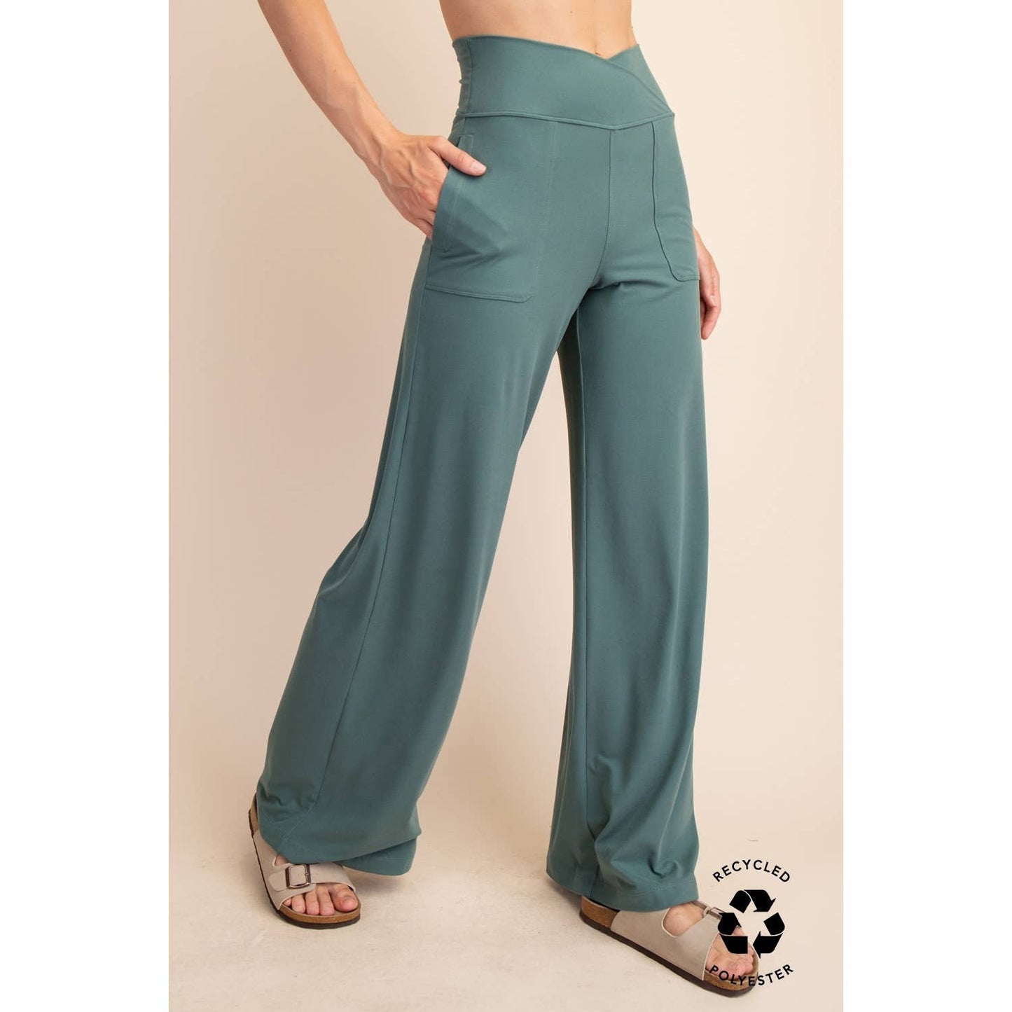 Rae Mode | V Waist Butter Wide Leg Pant