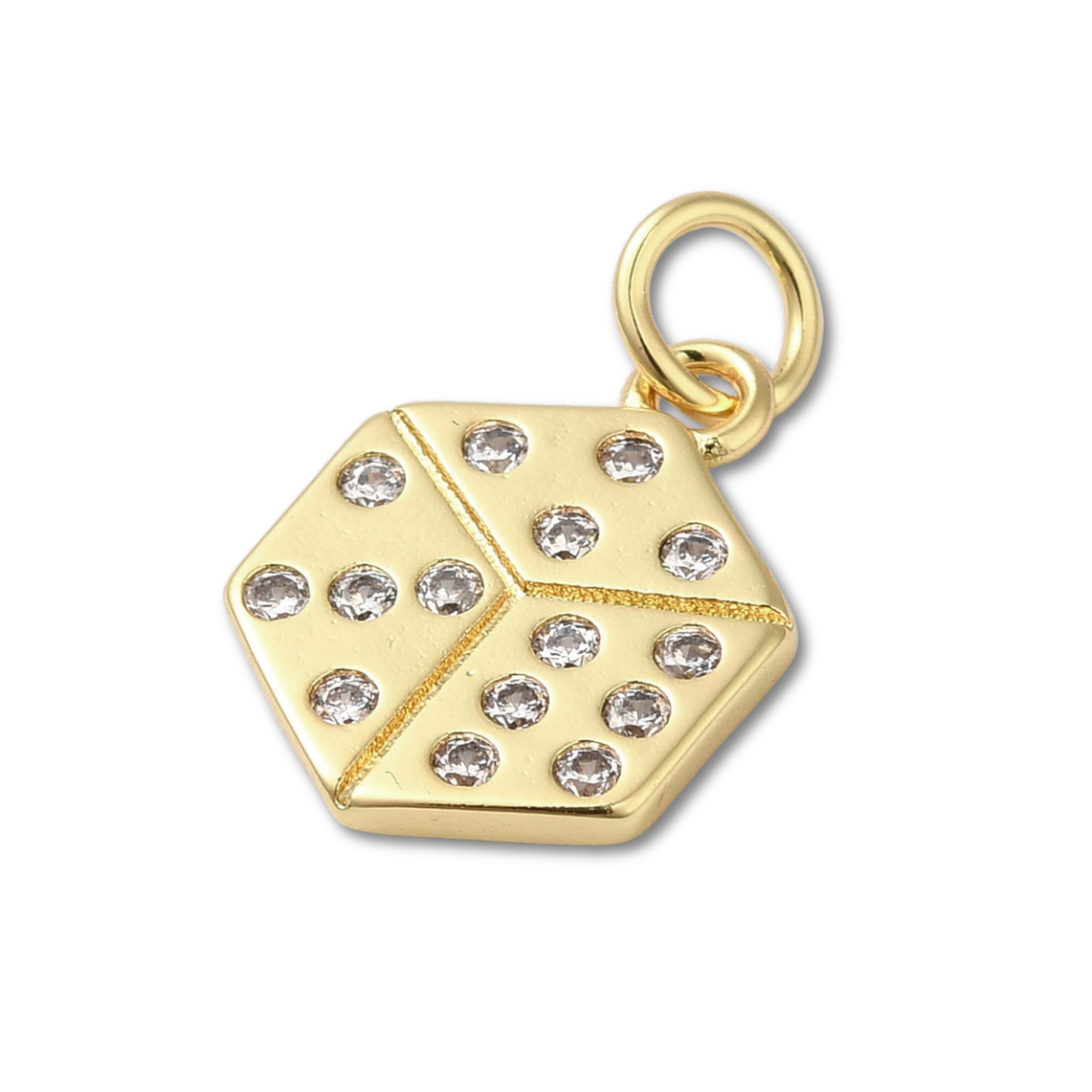 Dice Gold Charm